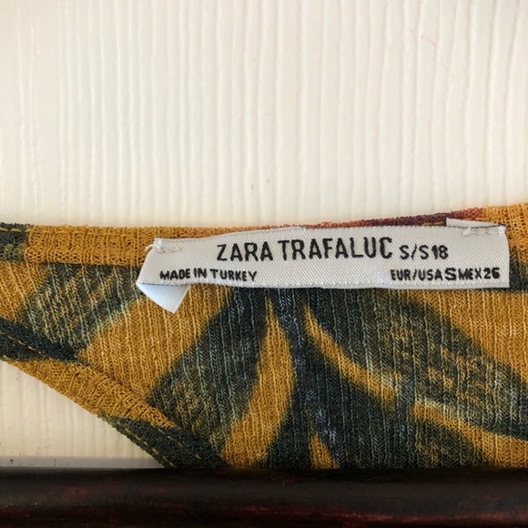 Zara floral asymmetrical hem dress - Picture 4 of 4